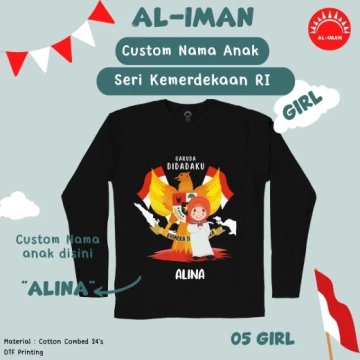 Kaos Anak Al-Iman Seri Cinta Indonesia - GIRLS05