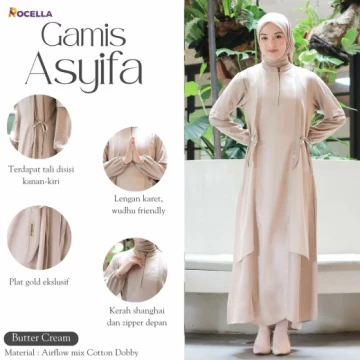 Rocella Gamis Asyifa Butter Cream