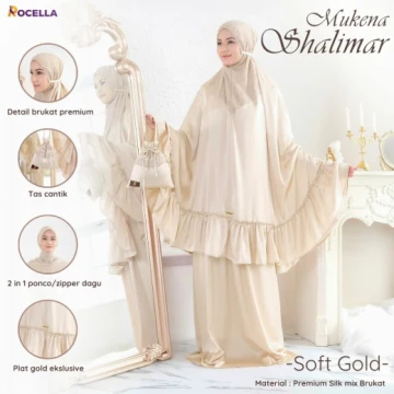 Rocella Mukena Shalimar Soft Gold