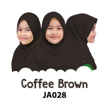 Jilbab Anak Afrakids - Coffee Brown