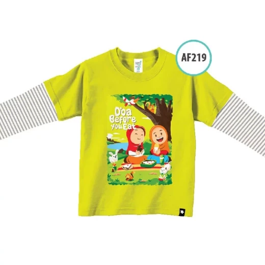 Kaos Anak Afrakids Doa Before You Eat - AF219