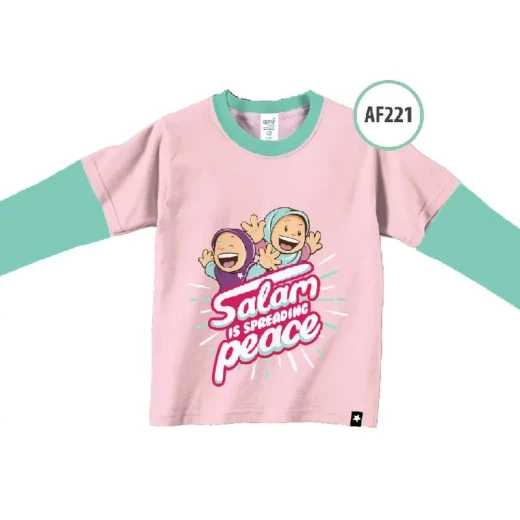 Kaos Anak Afrakids Salam is Spreading Peace - AF221
