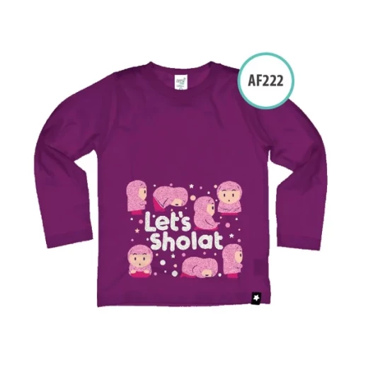 Kaos Anak Afrakids Let's Sholat - AF222
