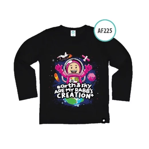 Kaos Anak Afrakids Eart & Sky are My Rabb's Creation - AF225