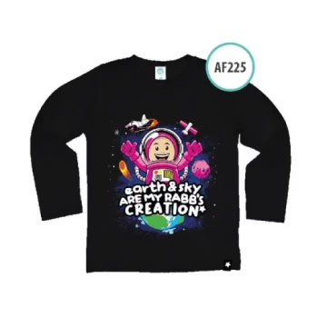 Kaos Anak Afrakids Eart & Sky are My Rabb's Creation - AF225