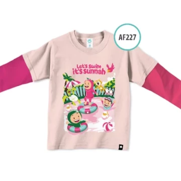 Kaos Anak Afrakids Let's Swim, It's Sunnah - AF227